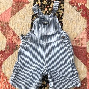Oshkosh seersucker overalls